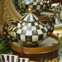 Courtly Check Teapot|MacKenzie-Childs Clearance