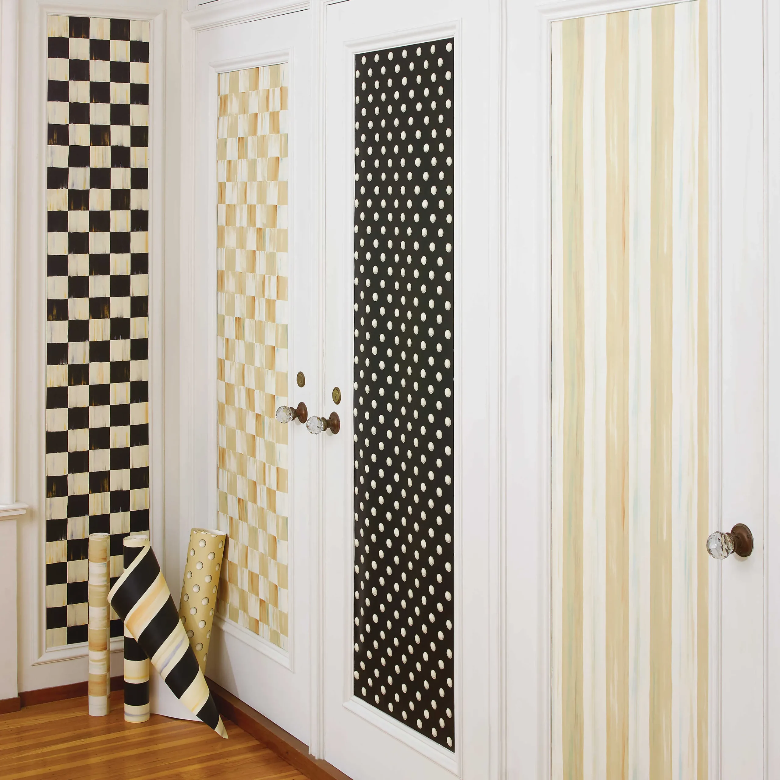 Courtly Check Wallpaper|MacKenzie-Childs Discount