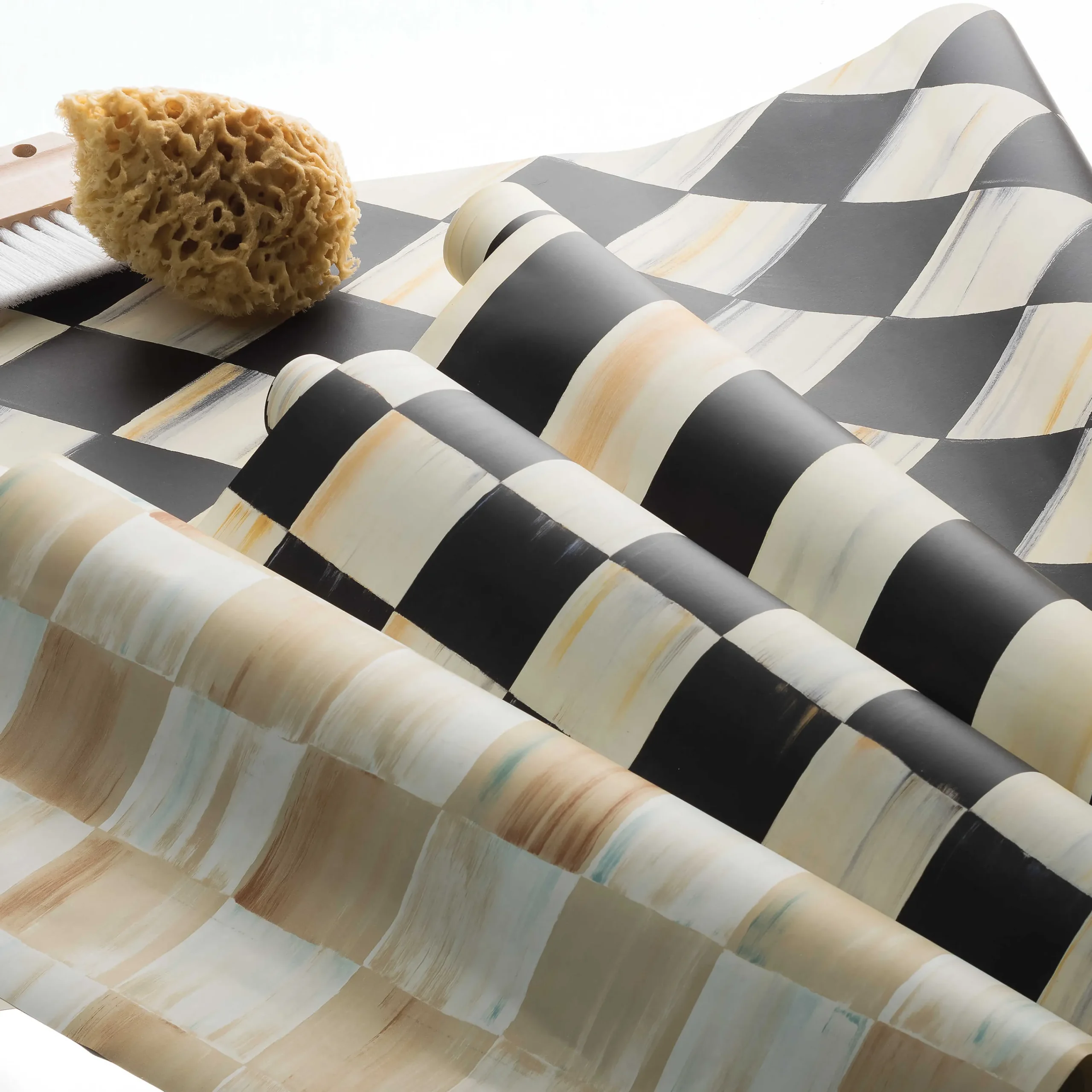 Courtly Check Wallpaper|MacKenzie-Childs Discount