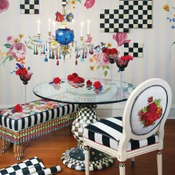 Courtly Check Wallpaper|MacKenzie-Childs Discount