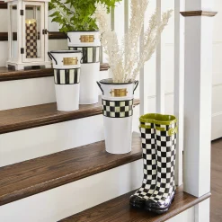 Courtly Check Wellies Planter|MacKenzie-Childs Best
