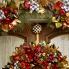 Courtly Check Wreath Hanger|MacKenzie-Childs Discount