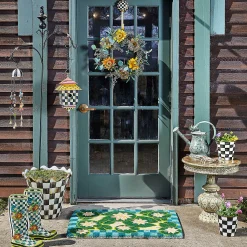 Courtly Check Wreath Hanger|MacKenzie-Childs Discount
