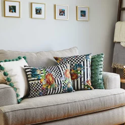 Courtly Flower Market Pillow|MacKenzie-Childs