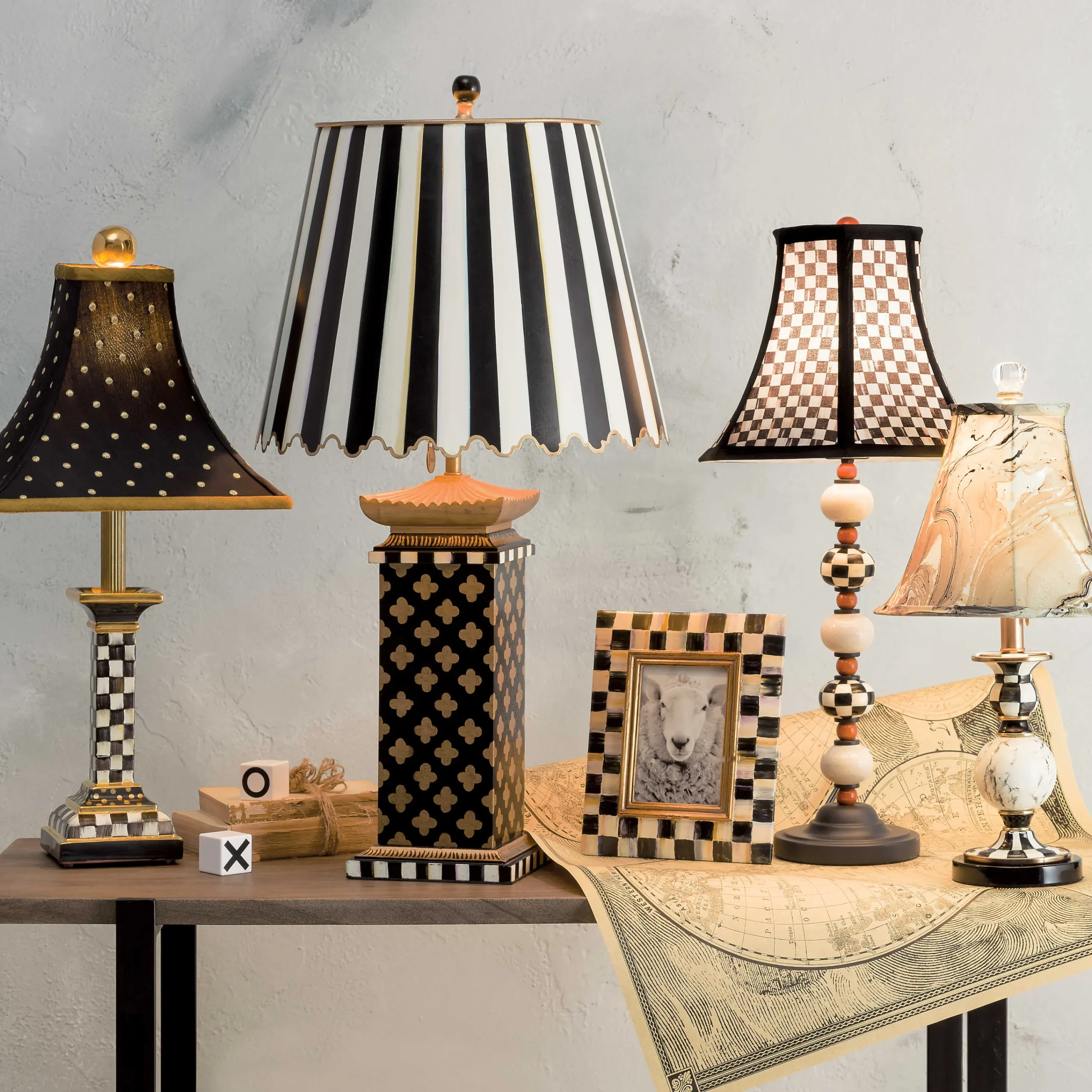 Courtly Palazzo Candlestick Lamp|MacKenzie-Childs