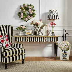 Courtly Stripe Console Table|MacKenzie-Childs Online