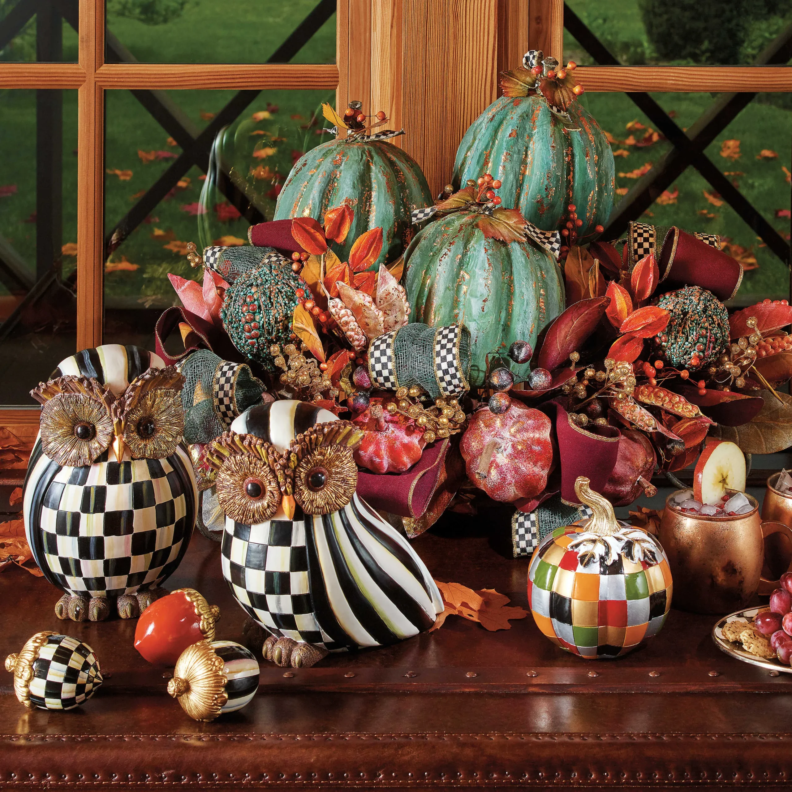 Courtly Stripe Owl|MacKenzie-Childs New