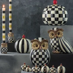 Courtly Stripe Owl|MacKenzie-Childs New
