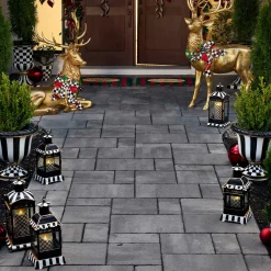 Courtly Stripe Urn|MacKenzie-Childs