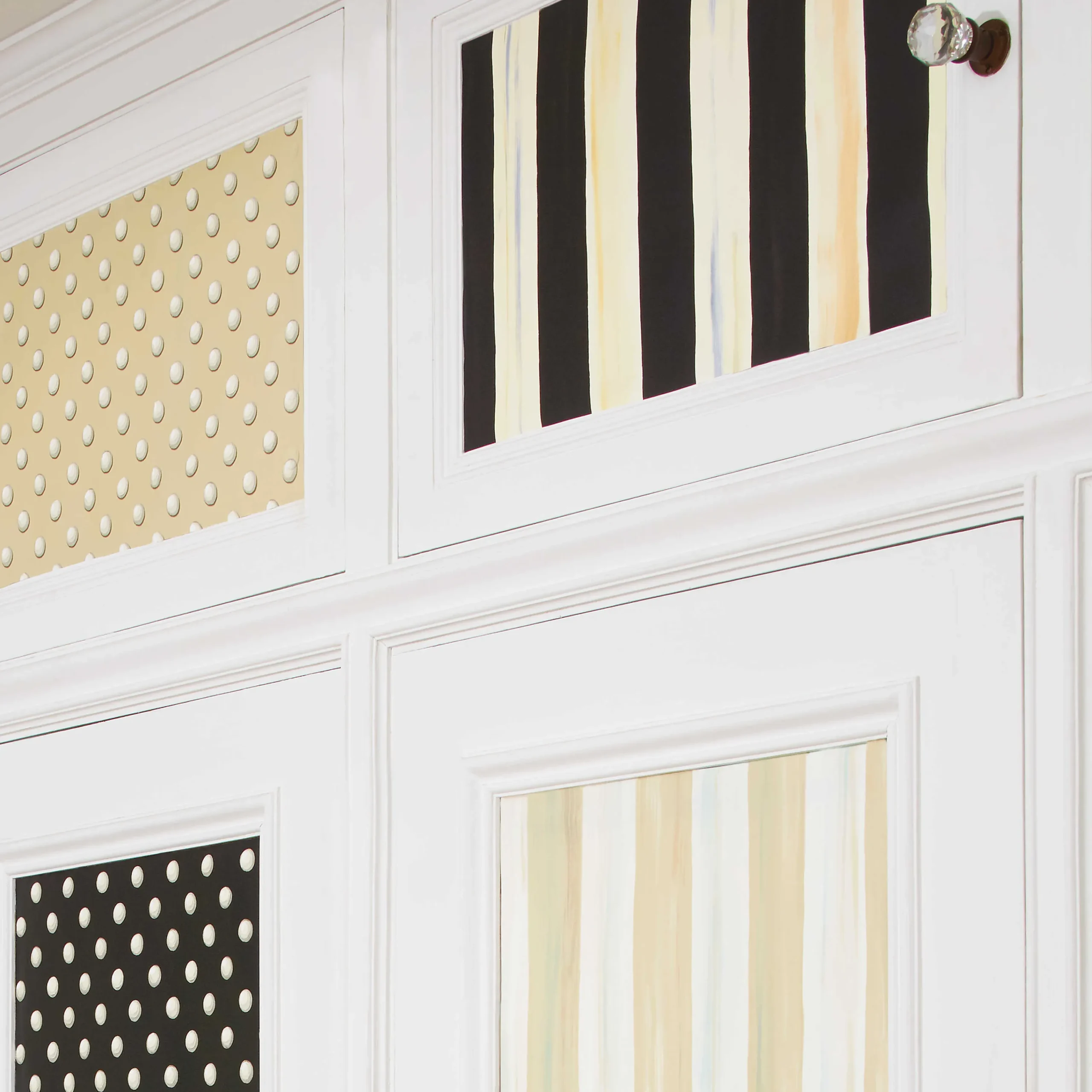 Courtly Stripe Wallpaper|MacKenzie-Childs Clearance