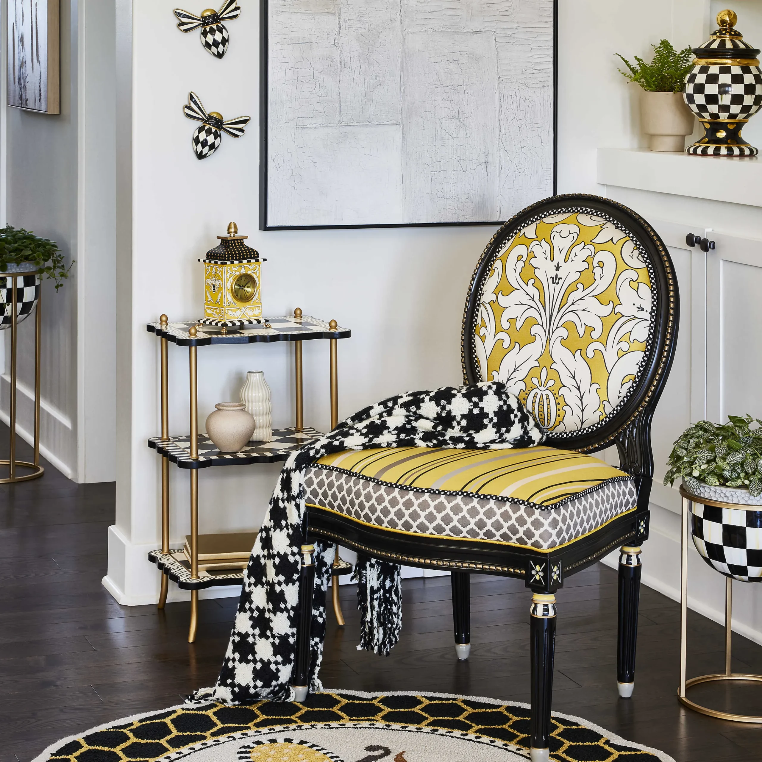 Courtly Three Tier Table|MacKenzie-Childs New