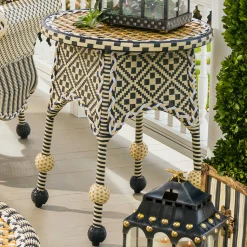 Courtyard Outdoor End Table|MacKenzie-Childs Hot