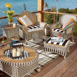 Courtyard Outdoor End Table|MacKenzie-Childs Hot