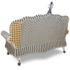 Courtyard Outdoor Loveseat - Queen Bee|MacKenzie-Childs Online