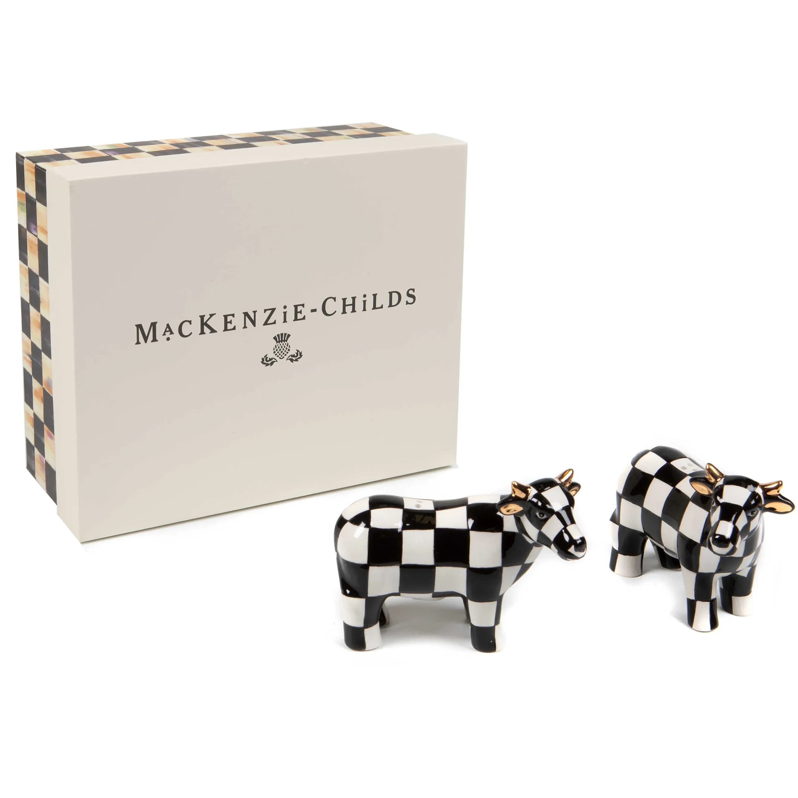 Cow Salt & Pepper Set|MacKenzie-Childs New
