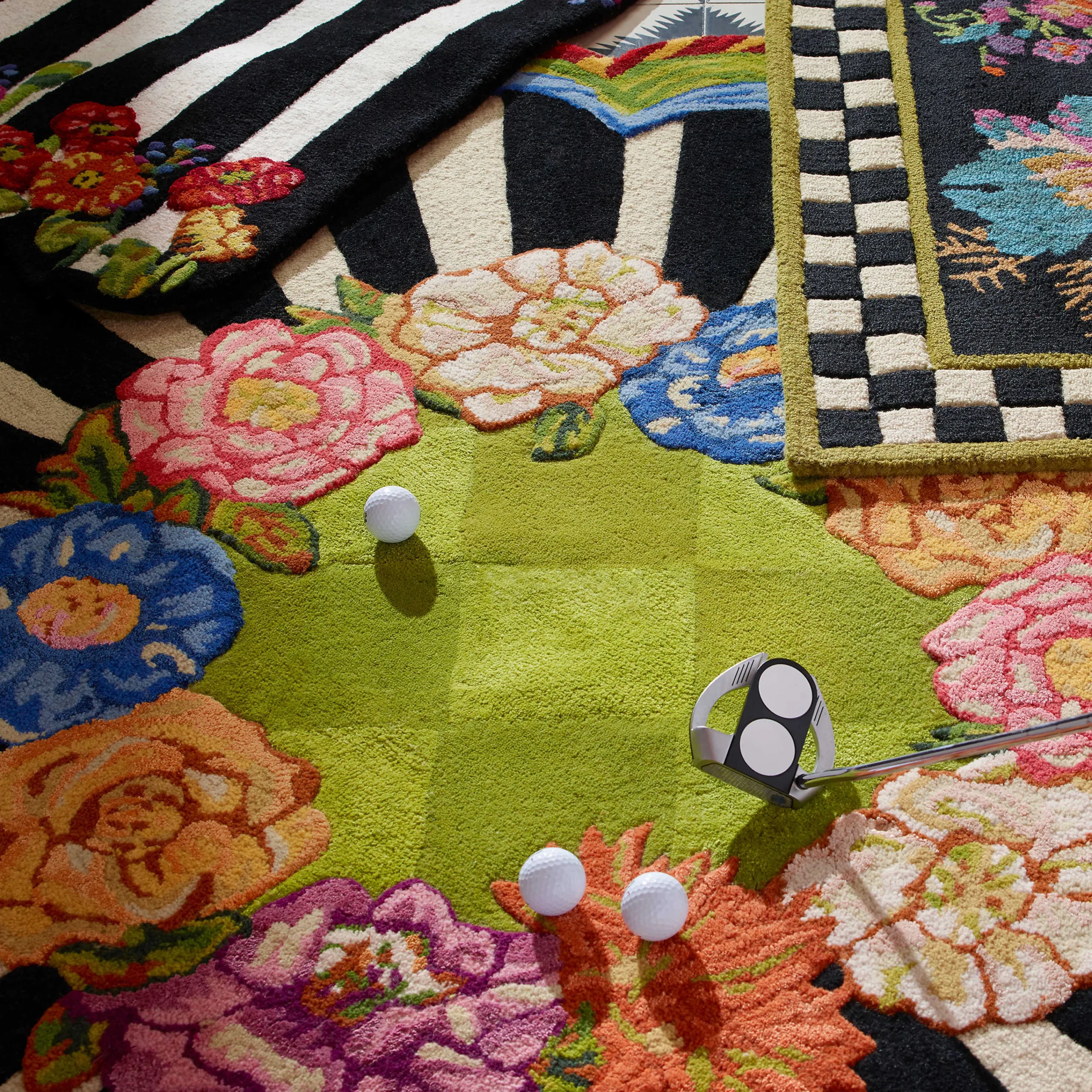 Cutting Garden Rug - 6' Round|MacKenzie-Childs