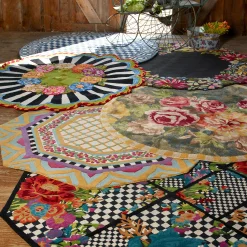 Cutting Garden Rug - 6' Round|MacKenzie-Childs
