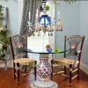 Dark Flower Basket Side Chair|MacKenzie-Childs New