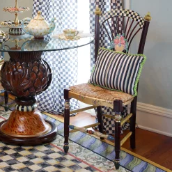 Dark Flower Basket Side Chair|MacKenzie-Childs New
