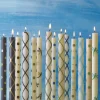 Dragonfly Dinner Candles - Black & Gold - Set Of 2|MacKenzie-Childs Online