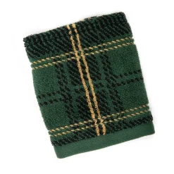 Evergreen Plaid Washcloth|MacKenzie-Childs Discount