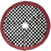 Fab Fur Check Tree Skirt|MacKenzie-Childs Clearance