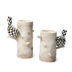 Farmhouse Birch Tealight Holder - Short|MacKenzie-Childs Discount