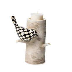 Farmhouse Birch Tealight Holder - Tall|MacKenzie-Childs Sale