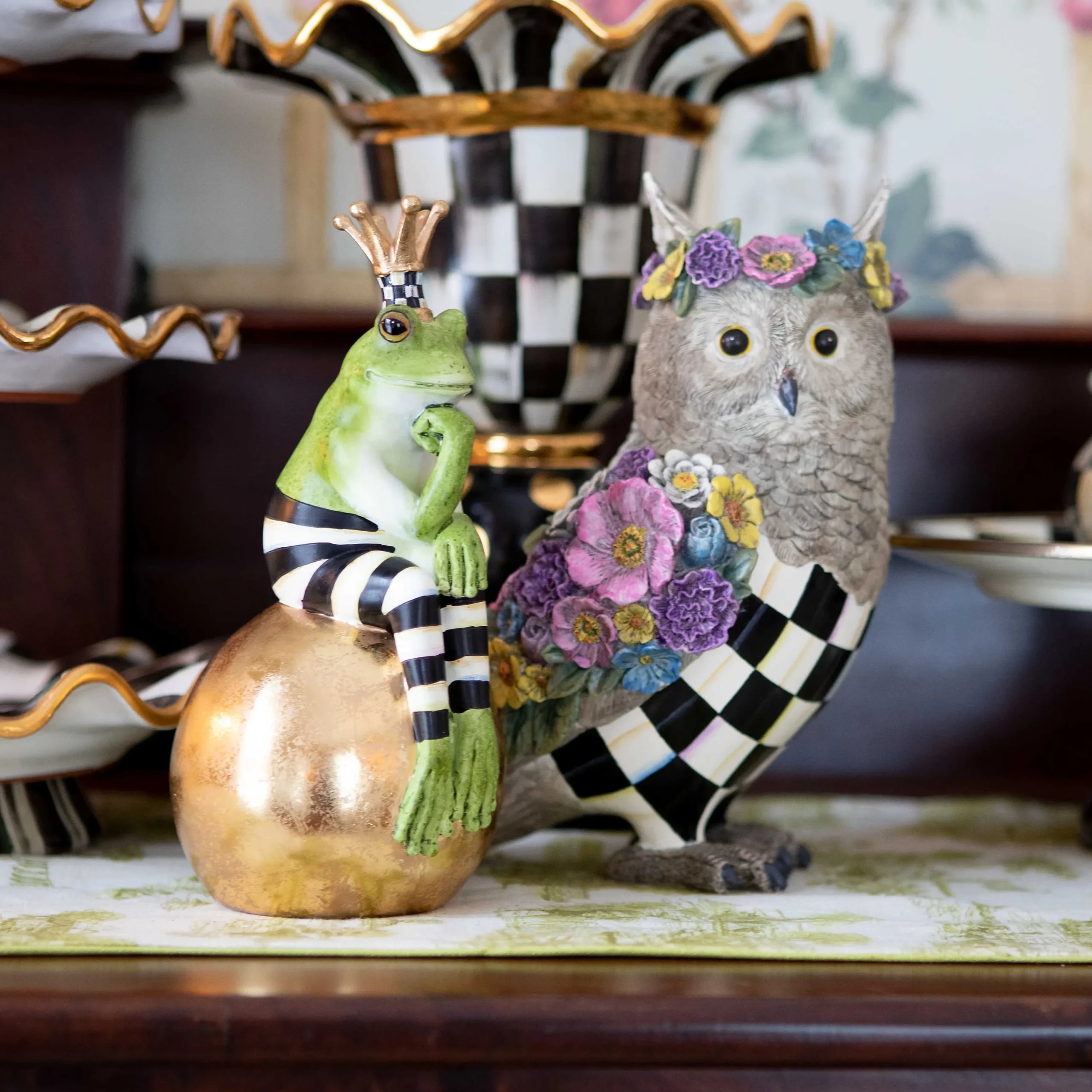 Fergal Frog On Ball|MacKenzie-Childs Hot