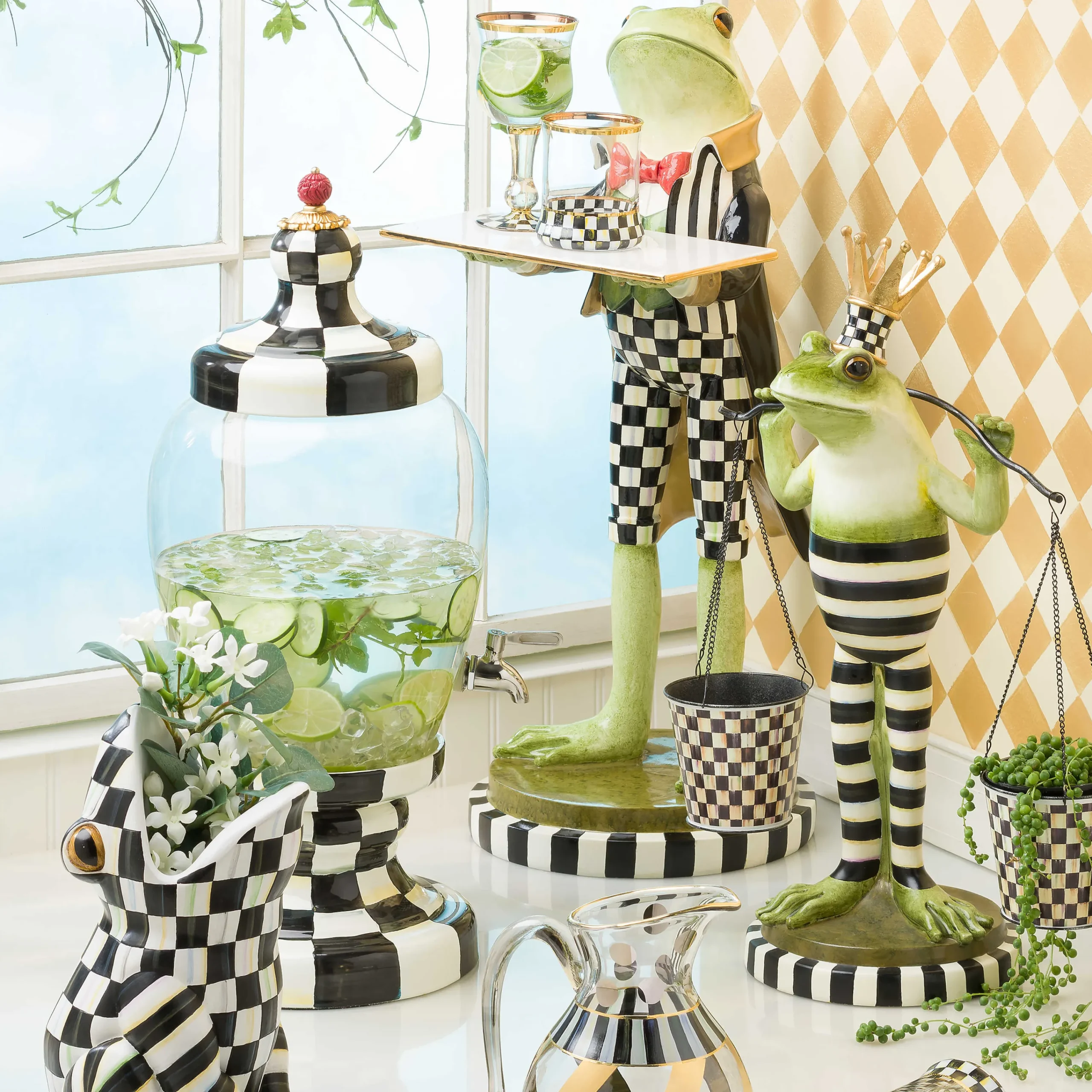 Fergal The Frog Double Plant Holder|MacKenzie-Childs Best