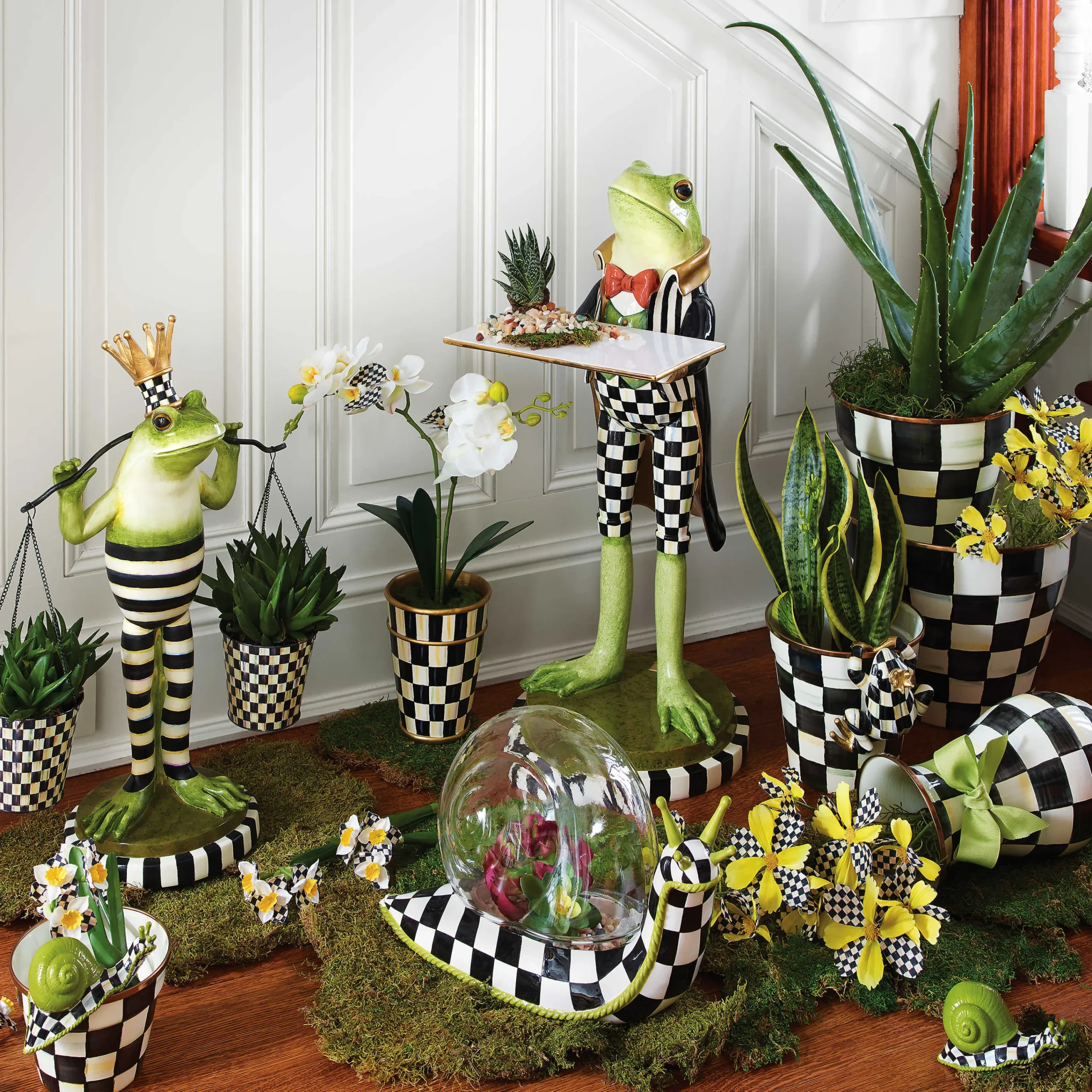 Fergal The Frog Double Plant Holder|MacKenzie-Childs Best