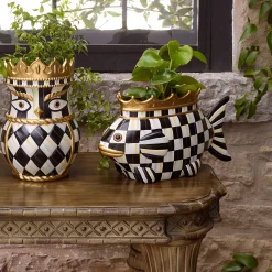 Fish Queen Garden Pot|MacKenzie-Childs Hot
