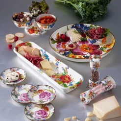 Flower Market Baguette Dish - White|MacKenzie-Childs Outlet
