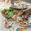 Flower Market Cake Carrier - White|MacKenzie-Childs Best