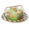 Flower Market Cake Carrier - Green|MacKenzie-Childs