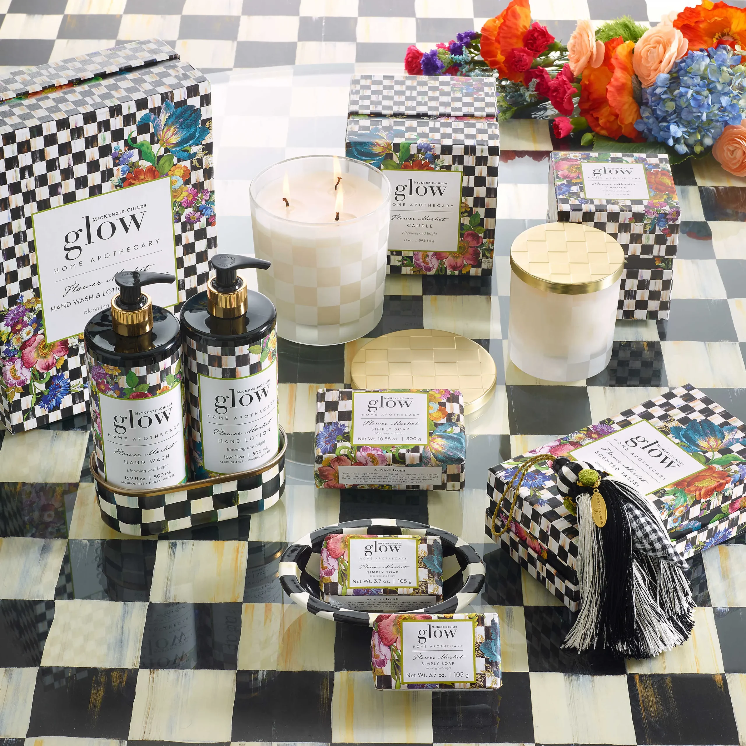 Flower Market Candle - 8 Oz.|MacKenzie-Childs Sale