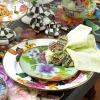 Flower Market Charger/Plate - White|MacKenzie-Childs