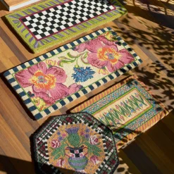Flower Market Double Door Entrance Mat|MacKenzie-Childs Online