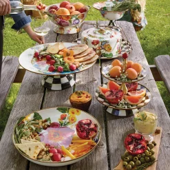 Flower Market Everything Bowl - White|MacKenzie-Childs Outlet