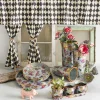 Flower Market Galvanized Herb Pots With Tray - Set Of 3|MacKenzie-Childs