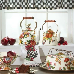 Flower Market Large Colander - White|MacKenzie-Childs Online