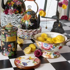 Flower Market Large Colander - White|MacKenzie-Childs Online