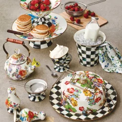 Flower Market Large Salt & Pepper Shakers - White|MacKenzie-Childs Discount