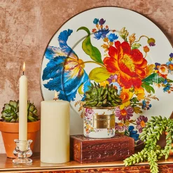 Flower Market Mini Canister - White|MacKenzie-Childs Hot