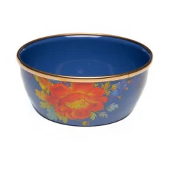 Flower Market Pinch Bowl - Lapis|MacKenzie-Childs Sale