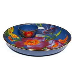 Flower Market Pinch Bowl - Lapis|MacKenzie-Childs Sale