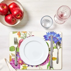 Flower Market Placemats - White - Set Of 4|MacKenzie-Childs Sale