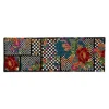 Flower Market Trellis Rug - Black - 2'8" X 8' Runner|MacKenzie-Childs Outlet