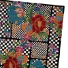 Flower Market Trellis Rug - Black - 8' X 10'|MacKenzie-Childs Best
