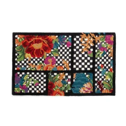 Flower Market Trellis Rug - Black - 2'3" X 3'9"|MacKenzie-Childs Best